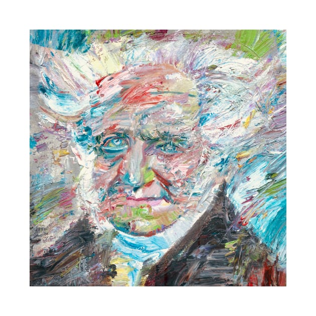 ARTHUR SCHOPENHAUER oil portrait by lautir