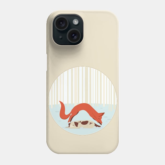 A Quick Fox and a Lazy Dog Phone Case by Sherin