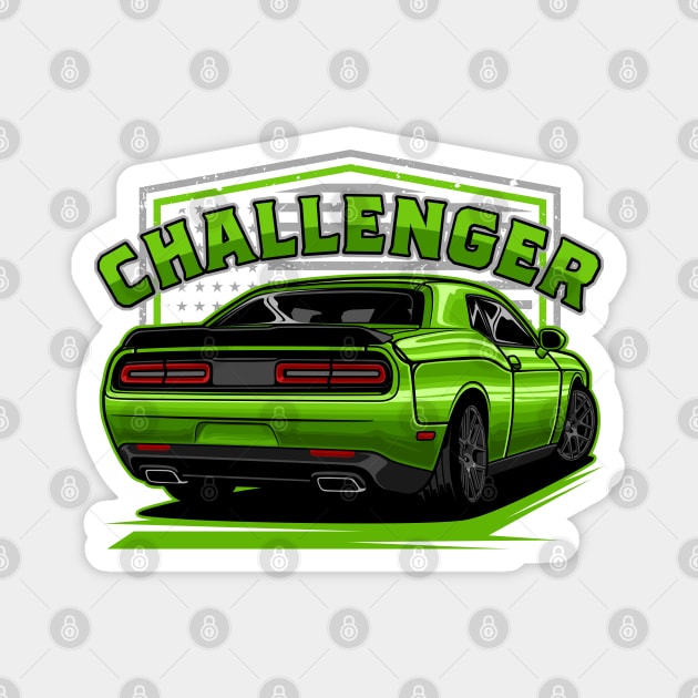 Dodge Challenger Magnet by idrdesign