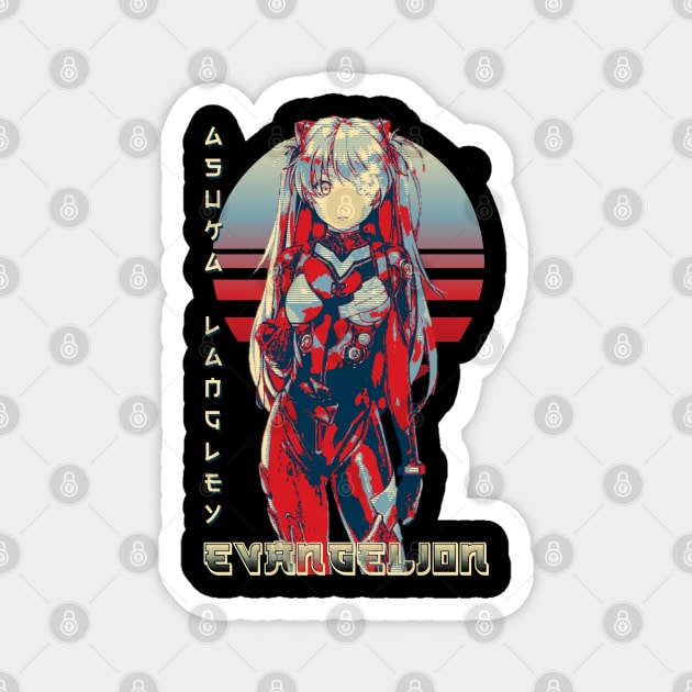 Asuka Langley Magnet by Retrostyle