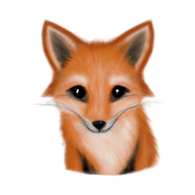 Cute Fox Drawing by Play Zoo