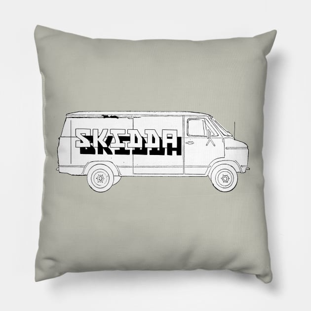 Skidda Truck Pillow by JaredRosesArt