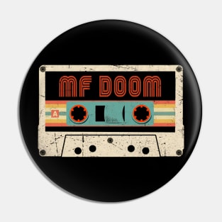 Mf Doom Classic Name Vintage Styles Color Gift 70s 80s 90s Pin