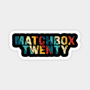 Retro Color - Matchbox Twenty Magnet