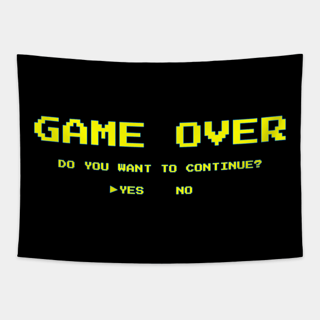 Game Over Tapestry by Pendy777