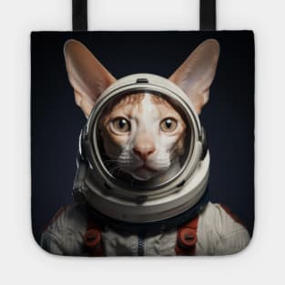 Astronaut Cat in Space - Cornish Rex Tote