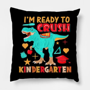 Im Ready To Dinosaur Boys Back To School Pillow