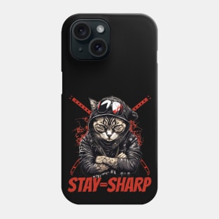 CAT ASSASSIN x STAY SHARP Phone Case