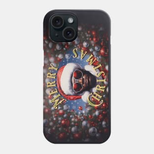 Merry Christmas Santa with Sunglasses Phone Case