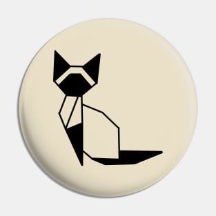 Origami Cat Pin