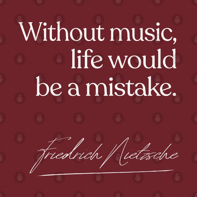 Without Music Life Would Be A Mistake by DankFutura