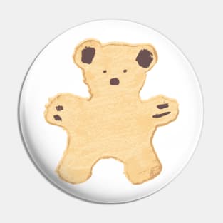 cute teddy bear biscuit - Biscorso Pin