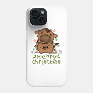 Kids Cow Christmas Cute Cow Merry Christmas Funny Phone Case