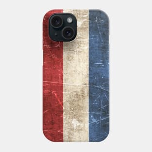 Vintage Aged and Scratched Dutch Flag Phone Case