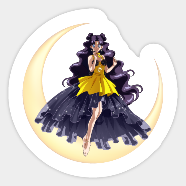 Human Luna Sailor Moon Autocollant Teepublic Fr