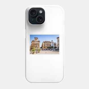 Ramales Square in Madrid Phone Case