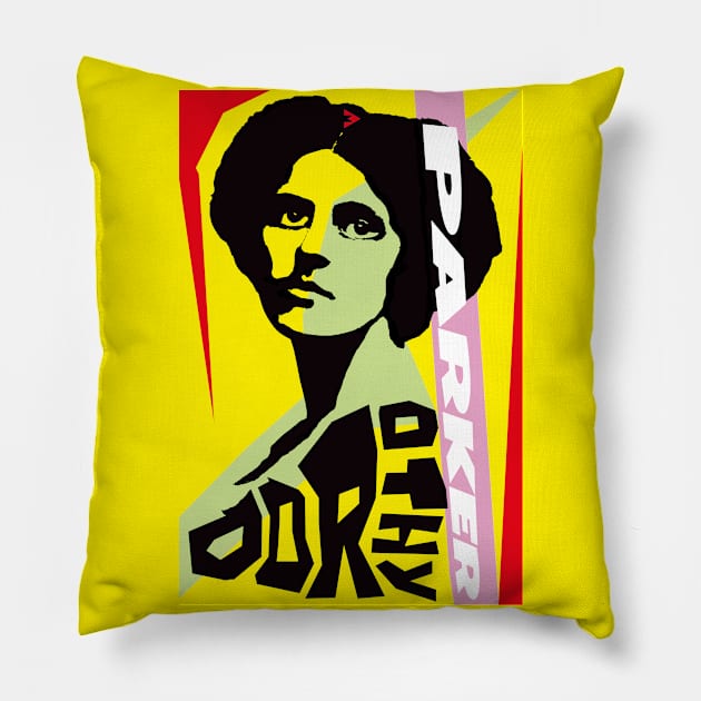 Dorothy Parker Pillow by Exile Kings 