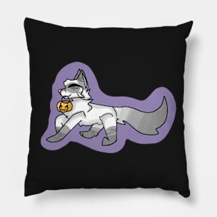 Halloween Cat (Siamese/tabby mix) Pillow