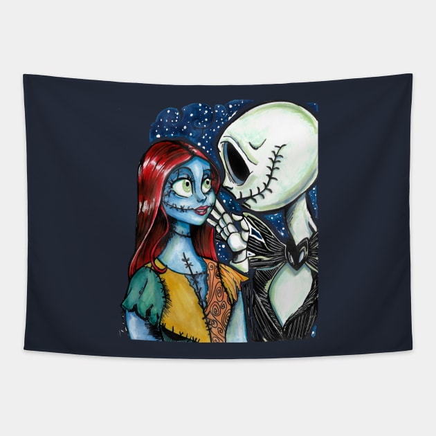 Nightmare Before Christmas Tapestry by SophieScruggs