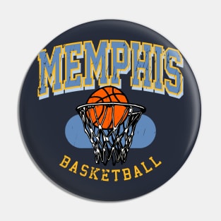 Vintage Memphis Basketball Pin