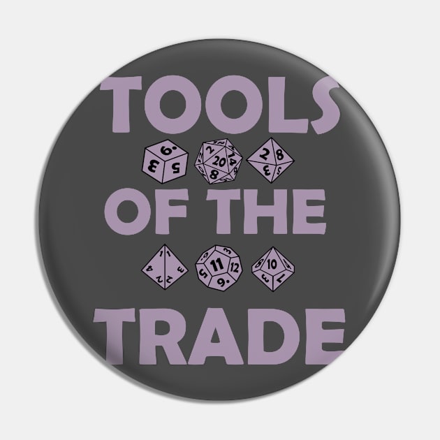 Tools of the Trade - purple Pin by yasminrose