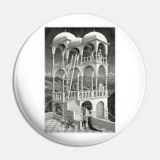 Belvedere Escher Art Print 1958 Imp-Art Poster Maurits Cornelis Escher Optical Illusion Pin