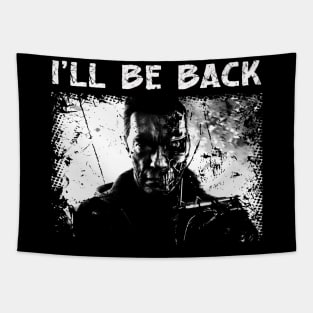 Graphic Vintage Genisys Movie Characters Tapestry