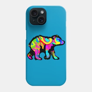 Colorful Bear Cub Phone Case