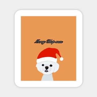 Merry Blepmas Christmas Maltese Magnet