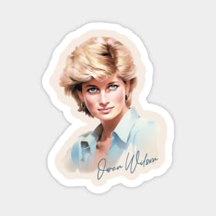 Princess Diana Owen Wilson Crossover Magnet