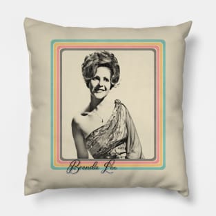 Brenda Lee Retro Vintage Pillow