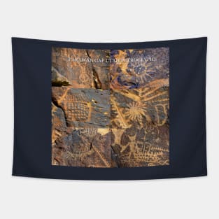 Parowan Gap Utah petroglyph site Tapestry