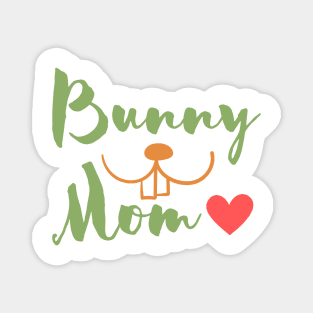 Bunny Mom with a little heart Magnet