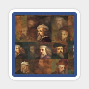 Rembrandt Paintings Mashup Magnet