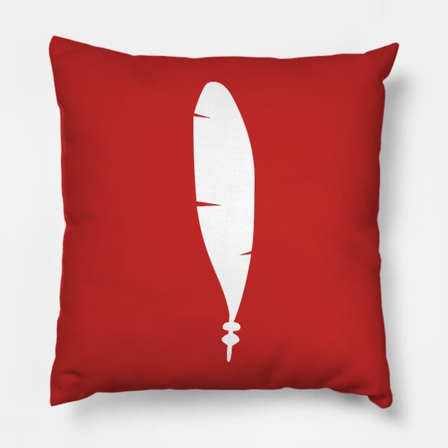 Tribal Feather 8 Pillow by MINIMAL`