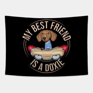 My Best Friend is a Doxie Tapestry