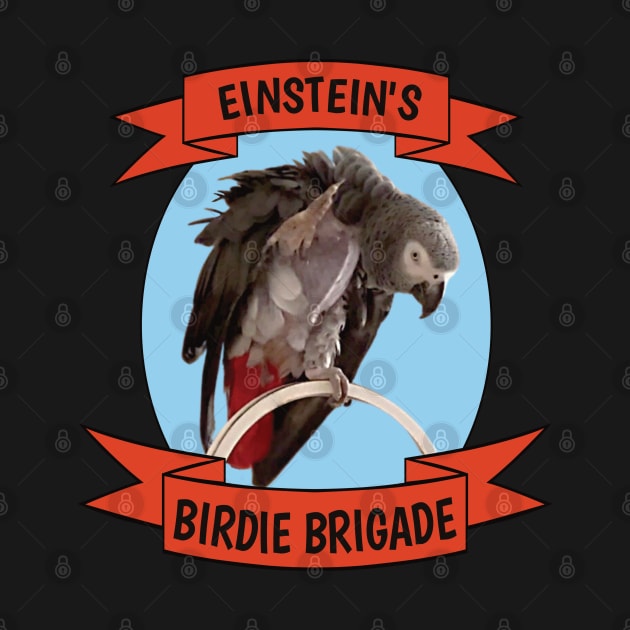 Birdie Brigade African Grey Parrot - Bare Chest by Einstein Parrot
