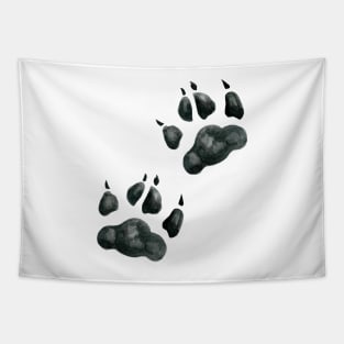 two black paws Tapestry