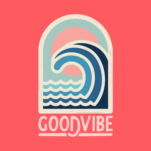 Good Vibe Beach Wave by JETBLACK369