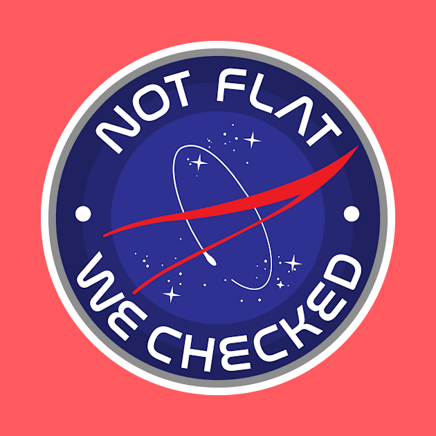 NASA Not flat we checked by PaletteDesigns