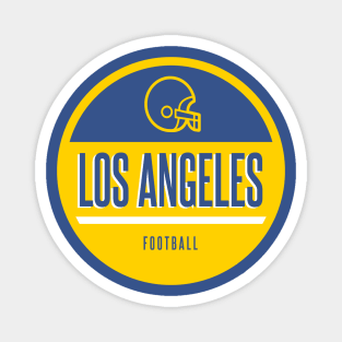 Los Angeles retro football Magnet