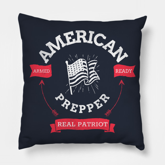 American Prepper Armed Ready Real Patriot