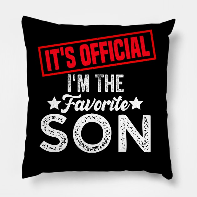 It's official i'm the favorite son, favorite son Pillow by Bourdia Mohemad