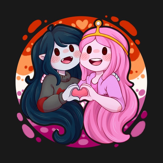 Marceline & Bubblegum by ZAIABLOOM