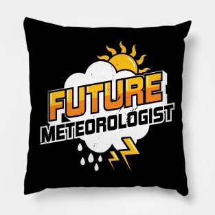 Future Meteorologist Meteorology Student Gift Pillow