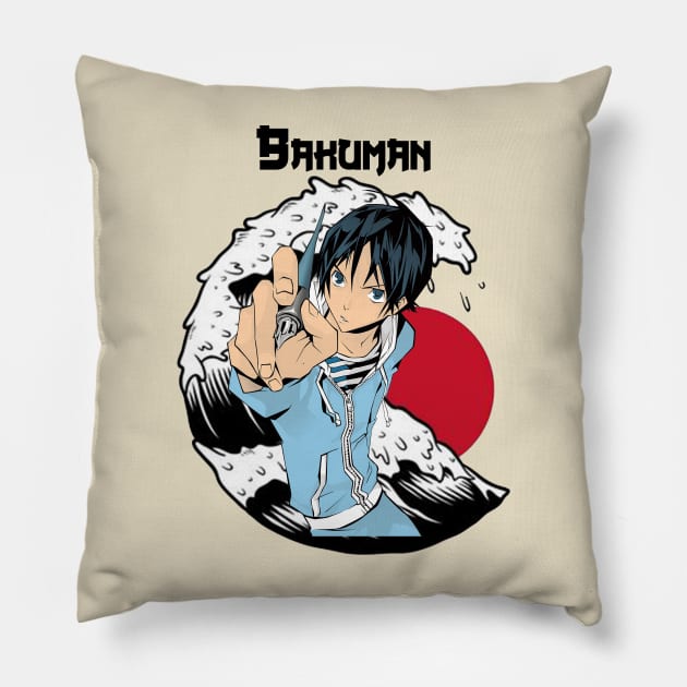 Vintage jappanese anime bakuman Pillow by CAYUT TRUCK