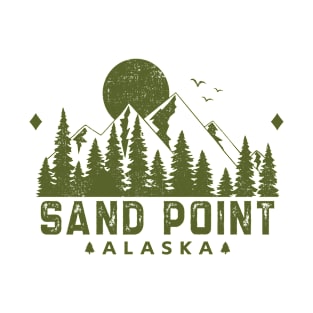 Sand Point Alaska Mountain Souvenir T-Shirt