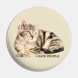 Hi I'm Katulu and I HATE PEOPLE Pin