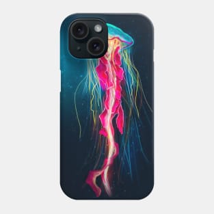 Giant Glowing Jellyfish Phone Case
