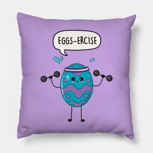 Eggs-ercise Pillow